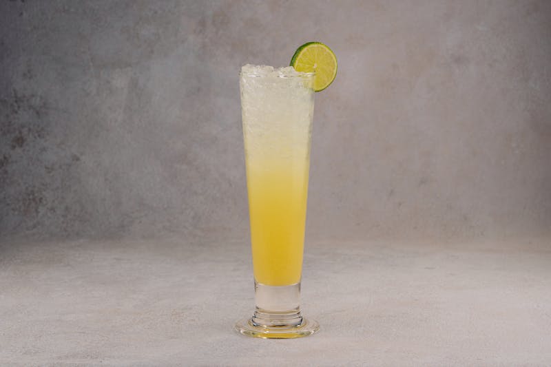 Cold craft lemonade in a glass